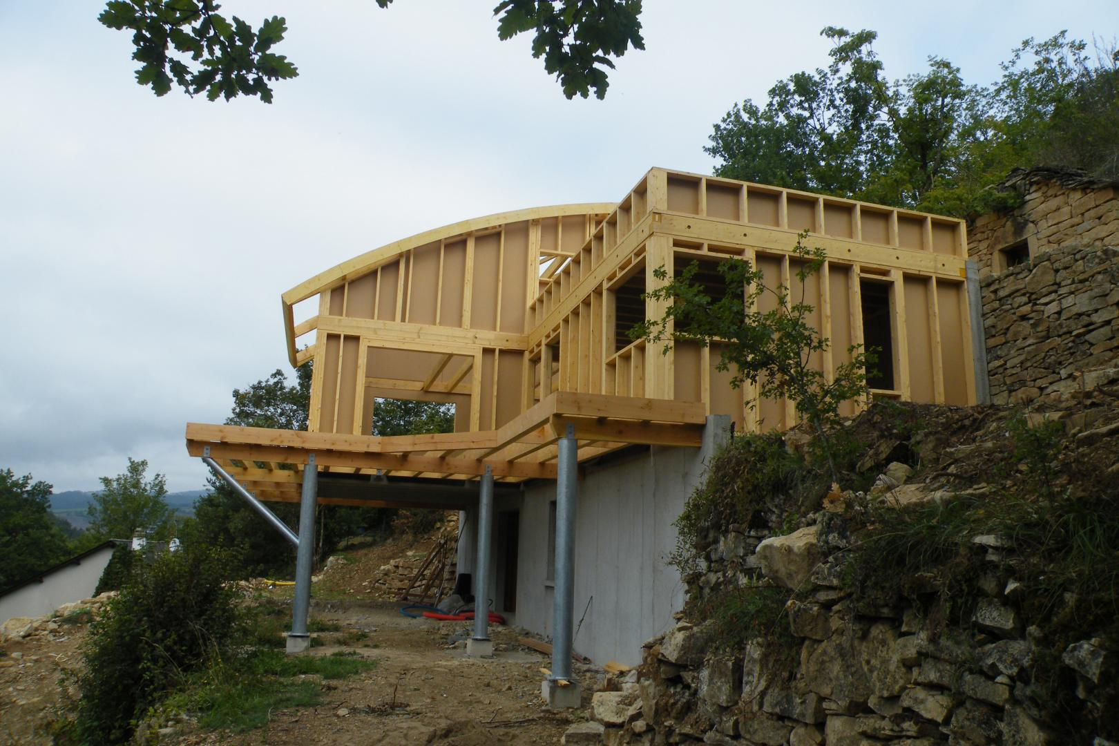 Construction maison bois Lorcières